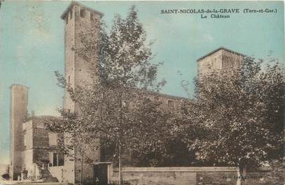 CPA FRANCE 82 "Ste Nicolas de la Grave, Le château".