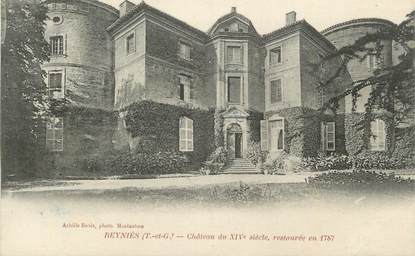 CPA FRANCE 82 "Reyniès, Château du XIVème siècle".