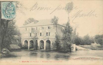 CPA FRANCE 82 "Réalville, Moulin sur l'Aveyron".