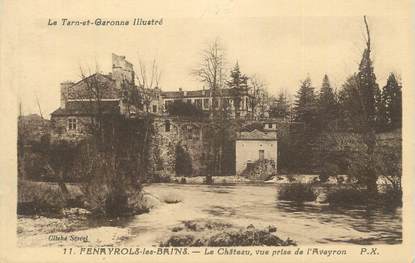 CPA FRANCE 82 "Fenayrols les Bains, Le château ".