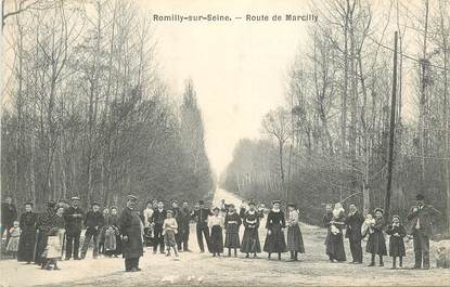 CPA FRANCE 10 "Romilly sur Seine, Rte de Marcilly"