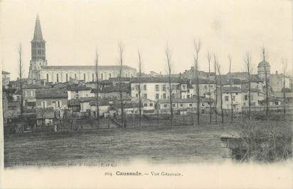 CPA FRANCE 82 "Caussade, Vue générale".