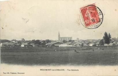 CPA FRANCE 82 "Beaumont de Lomagne, Vue générale".