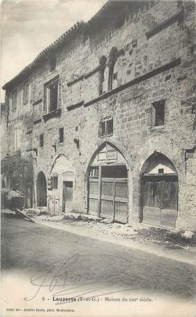 CPA FRANCE 82 " Lauzerte, Maison du XIIIème siècle".