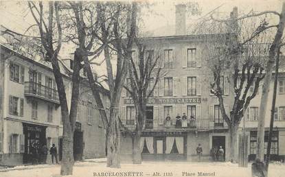 CPA FRANCE 04 "Barcelonnette, Place Manuel"