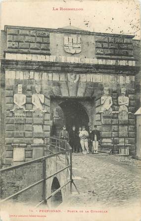 CPA FRANCE 66 "Perpignan, Porte de la Citadelle".