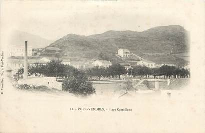 CPA FRANCE 66 "Port Vendres, Place Castellane".