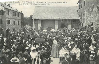 CPA FRANCE 66 "Font Romeu, L'Ermitage un jour de fête".