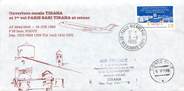 1 Er Vol LETTRE 1 ER VOL / FRANCE "Paris / Bari Tirana, 6 juin 1989"