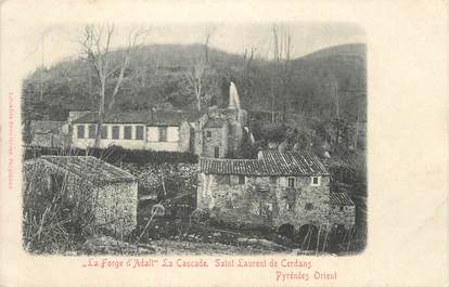 CPA FRANCE 66 "St Laurent de Cerdans, La forge d'Adali, la cascade".