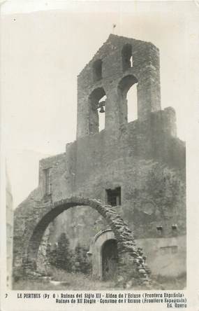 CPSM FRANCE 66 "Le Perthuis, Ruines du XIIème siècle".