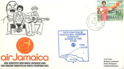 LETTRE 1 ER VOL / Air Jamaica "26 octobre 1975"
