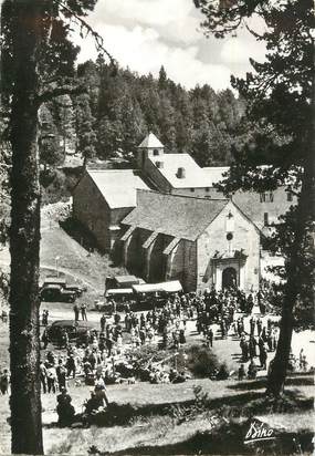 CPSM FRANCE 66 "Font Romeu, Le vieil Ermitage un jour d'Aplech".