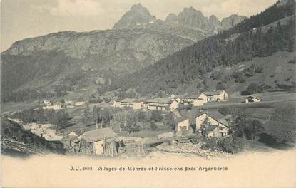 CPA FRANCE 74 "Monroc et Frasserens, Les villages".