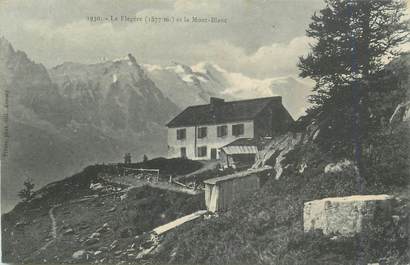 CPA FRANCE 74 "La Flégère et le Mont Blanc".