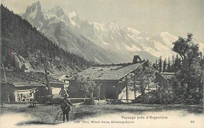 CPA FRANCE 74 "Paysage près d'Argentière".