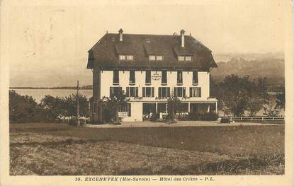 CPA FRANCE 74 "Excenevex, Hôtel des Crêtes".