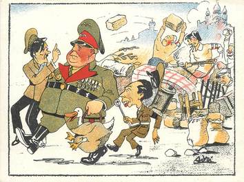 CPA MILITAIRE / Guerre 1939 /1945 / CARICATURE