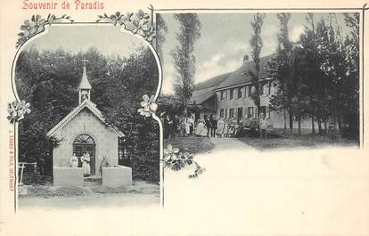 CPA SUISSE "Souvenir de Paradis"