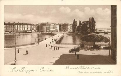 CPA SUISSE "Genève, les Bergues"