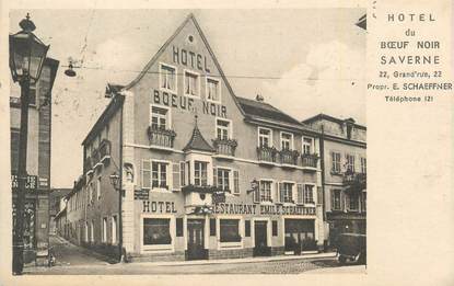 CPA FRANCE 67 " Saverne, Hôtel du Boeuf Noir".