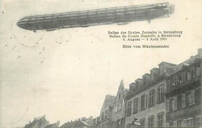 CPA FRANCE 67 "Strasbourg, Ballon du Comte Zeppelin".