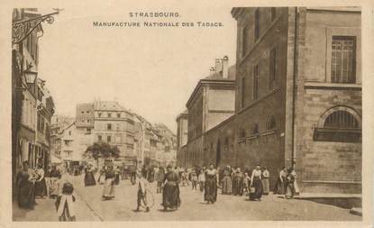 CPA FRANCE 67 "Strasbourg, Manufacture nationale des tabacs".