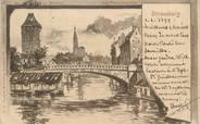 67 Ba Rhin CPA FRANCE 67 "Strasbourg, Le pont couvert".