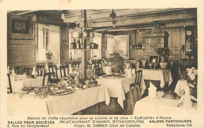 CPA FRANCE 67 "Strasbourg, Restaurant Zimmer".