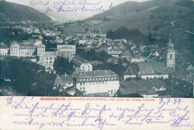 CPA FRANCE 68 "Ste Maire aux Mines, Vue prise du Champ Laurent".