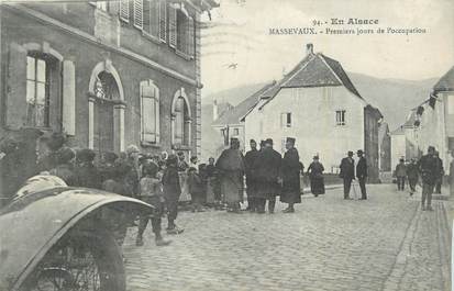 CPA FRANCE 68 "Massevaux, Premiers jours de l'occupation".