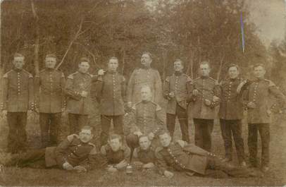 CARTE PHOTO FRANCE 68 "Mulhouse, Soldats".