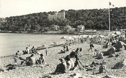 CPSM FRANCE 06 "Roquebrune Cap Martin, La plage et le Cap Martin".