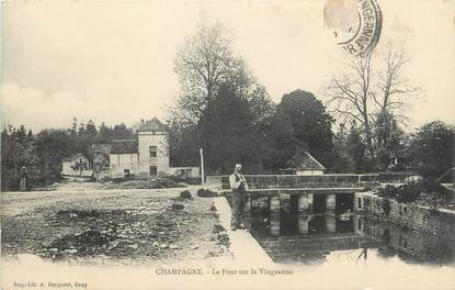 CPA FRANCE 70 "Champagne, Le pont sur la Vingeanne";
