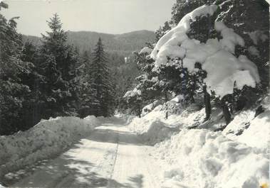 CPSM FRANCE 73 "Valloire, Vue générale, route du Col du Télégraphe".