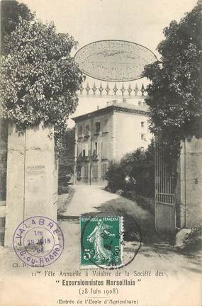 CPA FRANCE 13 "Valabre, Ecole d'Agriculture, 1908"