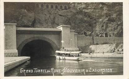 CARTE PHOTO FRANCE 13 "Grand tunnel du Rove"