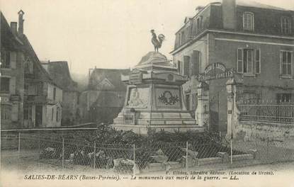CPA FRANCE 64 "Saliès de Béarn, Le monument aux morts".