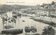 CPA FRANCE 29 "Pont Aven, Le port eet les villas"./CACHET MILITAIRE