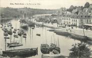 29 Finistere CPA FRANCE 29 "Pont Aven, Le port eet les villas"./CACHET MILITAIRE