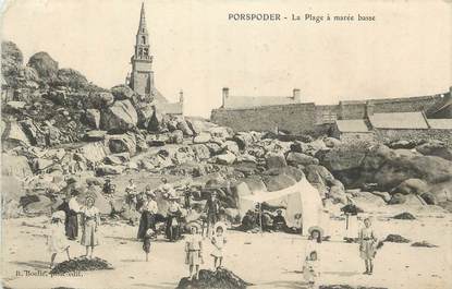 CPA FRANCE 29 "Porspoder, La plage à marée basse".