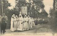 29 Finistere CPA FRANCE 29 "Plougastel Daoulas, La procession de jeunes filles portant la vierge". / FOLKLORE