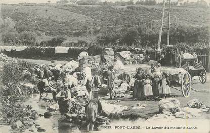 CPA FRANCE 29 "Pont l'Abbé, Le lavoir du Moulin d'Ascoët".