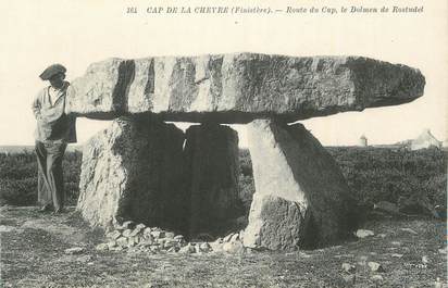 CPA FRANCE 29 "Rostudel, Le dolmen, route du Cap".
