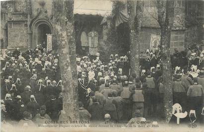 CPA FRANCE 29 "Quimper, Monseigneur Duparc célébrant la messe devant la Chapelle de la Mère Dieu".