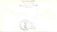 LETTRE 1 ER VOL / ALLEMAGNE "B747, Francfort / Amsterdam / Los Angeles, 3 avril 1977"