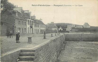 CPA FRANCE 29 "St Pol de Léon Pempoul, Les quais".