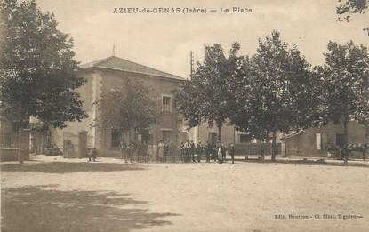 CPA FRANCE 69 "Azie de Genas, La place".