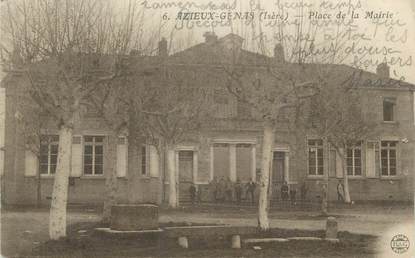 CPA FRANCE 69 "Azieux Génas, Place de la Mairie".