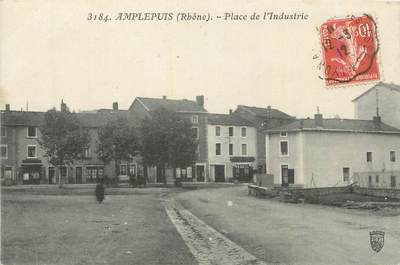 CPA FRANCE 69 "Amplepuis, Place de l'Industrie".
